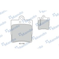 MBF015142 MANDO Комплект гальмівних колодок дисковий гальм