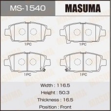 MS-1540 MASUMA Комплект гальмівних колодок