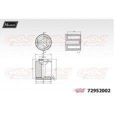 72952002 MAXTECH Поршень корпус скоби гальма