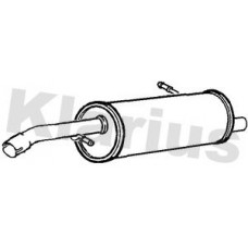 220750 KLARIUS Глушник вихлопних газів кінцевий