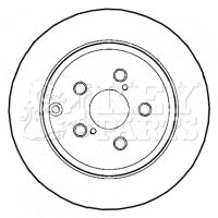 KBD4460 KEY PARTS Гальмівний диск