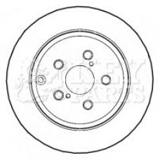 KBD4460 KEY PARTS Гальмівний диск