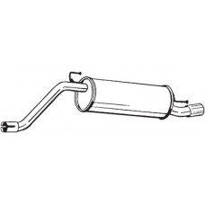 148-201 BOSAL Глушник вихлопних газів кінцевий