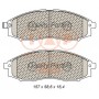 704-13045 IAP QUALITY PARTS КомплеК т гальмівних колодок, дискове гальмо