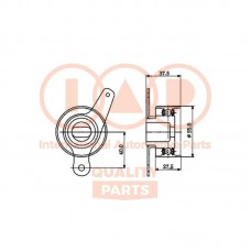 127-06030 IAP QUALITY PARTS Натяжний ролик ремінь ГРМ
