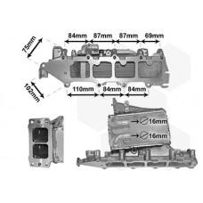 58004361 VAN WEZEL Интеркулер