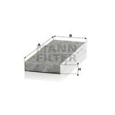 CUK 26 013-2 MANN-FILTER Фільтр повітря у внутрішньому просторі