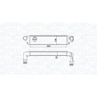 Интеркулер MAGNETI MARELLI 351319204500