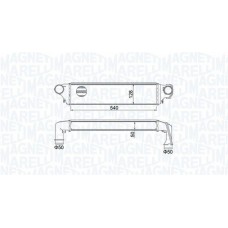 Интеркулер MAGNETI MARELLI 351319204500