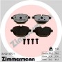 24561.975.1 ZIMMERMANN Комплект гальмівних колодок дисковий гальм