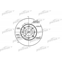 PBD1807 PATRON Гальмівний диск
