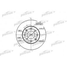 PBD1807 PATRON Гальмівний диск