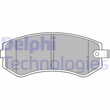 LP1544 DELPHI КомплеК т гальмівних колодок, дискове гальмо