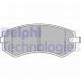 LP1544 DELPHI КомплеК т гальмівних колодок, дискове гальмо
