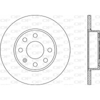 BDA1967.10 OPEN PARTS Гальмівний диск