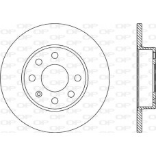 BDA1967.10 OPEN PARTS Гальмівний диск