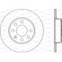 BDA1967.10 OPEN PARTS Гальмівний диск