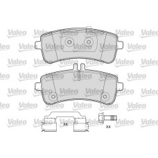 601666 VALEO Комплект гальмівних колодок дисковий гальм