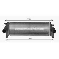 JE4083 AVA QUALITY COOLING Интеркулер