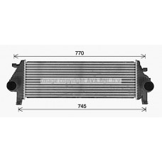 JE4083 AVA QUALITY COOLING Интеркулер