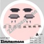 24537.160.3 ZIMMERMANN Комплект гальмівних колодок дисковий гальм
