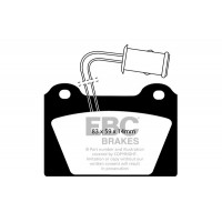 DP398 EBC Brakes КомплеК т гальмівних колодок, дискове гальмо