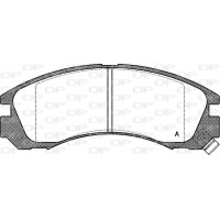 BPA0354.02 OPEN PARTS КомплеК т гальмівних колодок, дискове гальмо