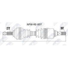 NPW-RE-007 NTY Привідний вал