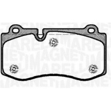 363916060317 MAGNETI MARELLI КомплеК т гальмівних колодок, дискове гальмо