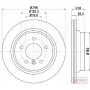 DP-0122C JAPANPARTS Гальмівний диск