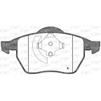 BPA0390.20 OPEN PARTS Комплект гальмівних колодок дисковий гальм
