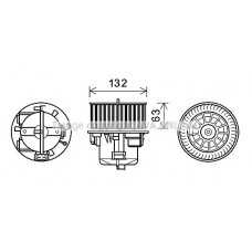 VO8178 AVA QUALITY COOLING Вентилятор салону