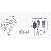 063341695010 MAGNETI MARELLI Генератор