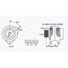 063341695010 MAGNETI MARELLI Генератор