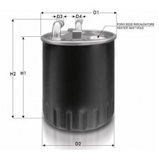 GS820/2 TECNECO FILTERS Паливний фільтр