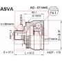 AD-011A45 ASVA Шарнирный комплект, Привідний вал
