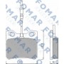 FO 454881 FOMAR Friction Комплект гальмівних колодок дисковий гальм