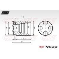 72936010 MAXTECH Поршень корпус скоби гальма
