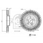171485 FEBI BILSTEIN Гальмівний диск