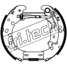 16382 fri.tech. Комплект гальмівних колодок
