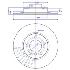 142.1702 CAR Гальмівний диск