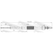 08642-001 FEBEST Свічка розжарювання