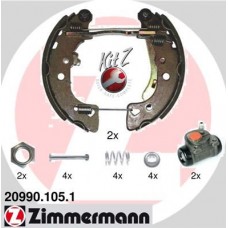 20990.105.1 ZIMMERMANN Комплект гальмівних колодок