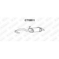 CT15511 VENEPORTE Глушник вихлопних газів кінцевий