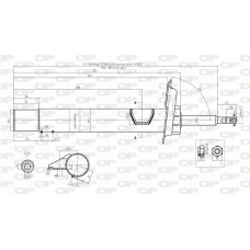 SAB8125.31 OPEN PARTS Амортизатор