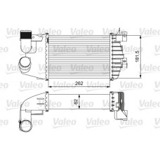 818627 VALEO Интеркулер
