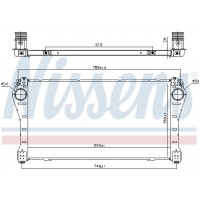 961250 NISSENS Интеркулер