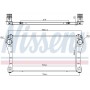 961250 NISSENS Интеркулер
