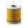 H 1029/1 n MANN-FILTER Масляний фільтр