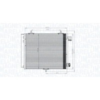 350203818000 MAGNETI MARELLI Конденсатор кондиціонера